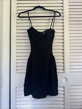 Princess Polly Black Lace Cutout Mini Dress